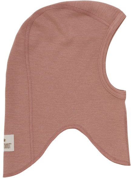 Huttelihut - Kid's Balaclava Wool Rib - Sturmhaube Gr 54 cm - 6-8 Years braun