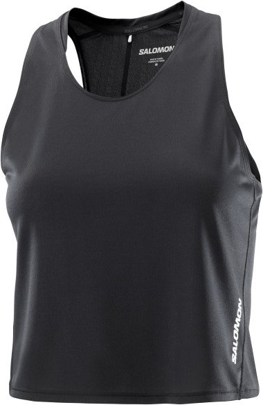 Salomon - Women's Sense Aero Short Tank - Laufshirt Gr S schwarz/grau