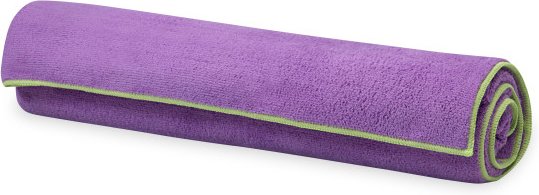 GAIAM - Stay Put Yoga Mat Towel - Mikrofaserhandtuch Gr 178 x 66 cm lila