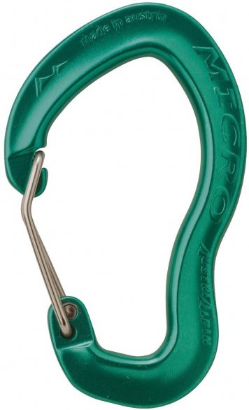 AustriAlpin - Micro Colors Wire - Schnappkarabiner grün