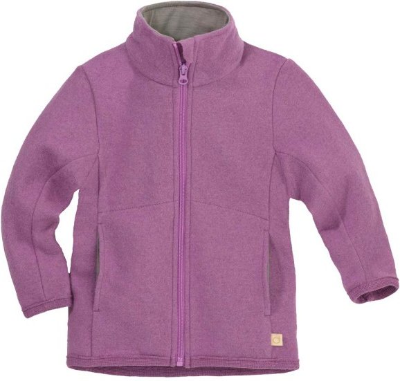 disana - Kid's Zipper-Jacke - Merinojacke Gr 74/80 lila