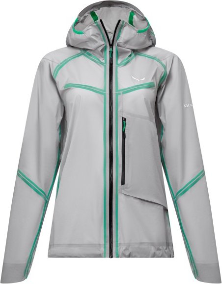 Thumbnail - Salewa - Women's NXT PTX 3L Jacket - Regenjacke Gr 40 grau