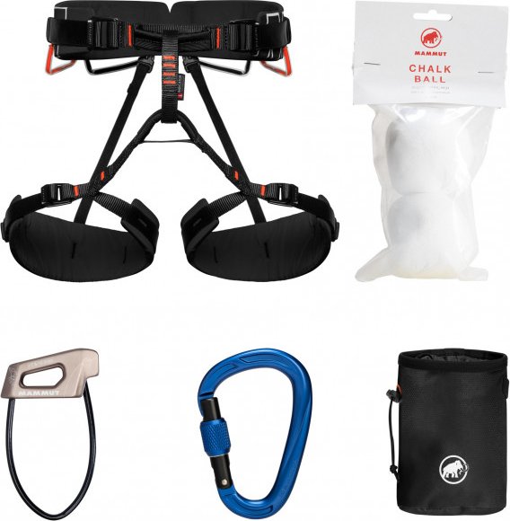 Mammut - 4 Slide Climbing Package - Kletterset Gr M-XL schwarz