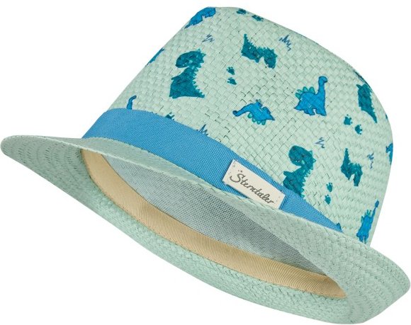 Sterntaler - Kid's Strohhut Dino - Hut Gr 49 cm grün