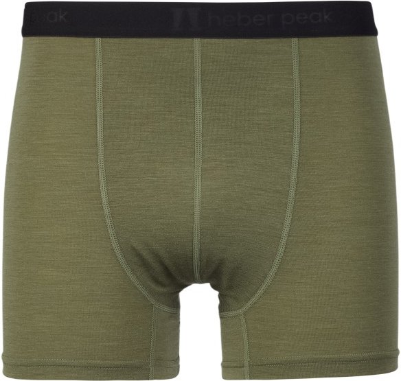 Heber Peak - MerinoMix165 PineconeHe. Boxer - Merinounterwäsche Gr 4XL oliv