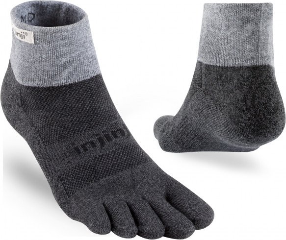 Injinji - Trail Midweight Mini-Crew - Wandersocken Gr M grau