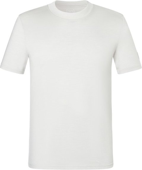 super.natural - Casual Rib Bio Jersey Tee - Merinoshirt Gr 46 - S weiß