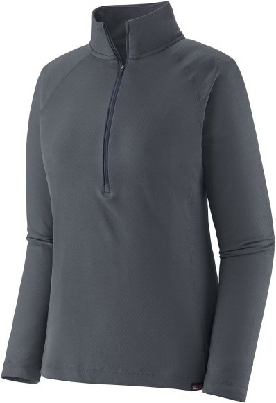 Patagonia - Women's Cap Midweight Zip Neck - Kunstfaserunterwäsche Gr L blau