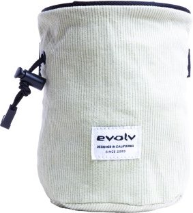 Evolv - Corduroy Chalk Bag - Chalkbag grau/weiß