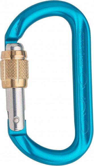 AustriAlpin - Ovalo GI Alu Schrauber - Schraubkarabiner blau