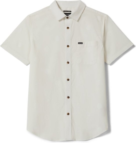 Brixton - Charter Print S/S Woven - Hemd Gr XL grau