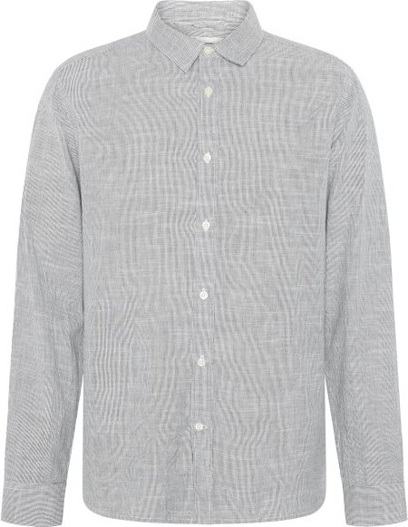 KnowledgeCotton Apparel - Organic Cotton Striped Shirt - Hemd Gr XXL grau