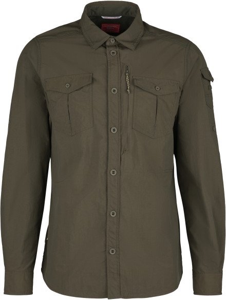 Craghoppers - Nosilife Adventure Langarm Hemd III - Hemd Gr XL braun