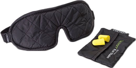 Cocoon - Eye Shades De Luxe Gr 10 x 8 x 1 cm schwarz/grau