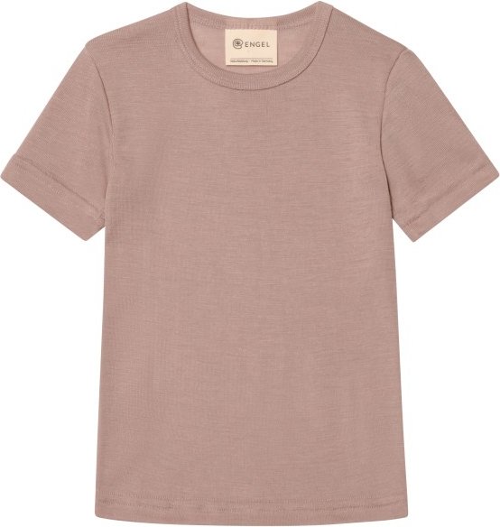 Engel - Kinder Unterhemd S/S - Merinounterwäsche Gr 104 dustyrose