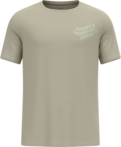 Odlo - Essential Print-T-Shirt Crew Neck S/S - Laufshirt Gr XXL grau