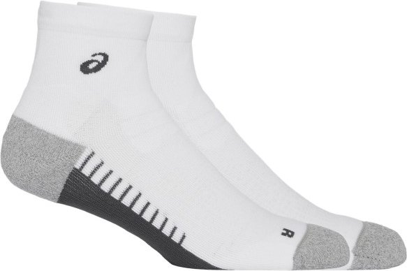 Thumbnail - Asics - Performance Run Sock Quarter - Laufsocken Gr 39-42 - II weiß/grau