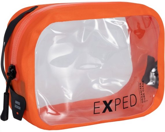 Exped - Organizer Cube Clear - Packsack Gr 1 l - 16,5 x 12 x 5 cm bunt