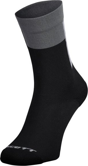 Scott - Block Stripe Crew - Radsocken Gr 45-47 - XL schwarz