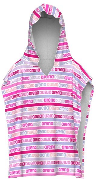 Arena - Kid's Terry Poncho - Poncho Gr M rosa