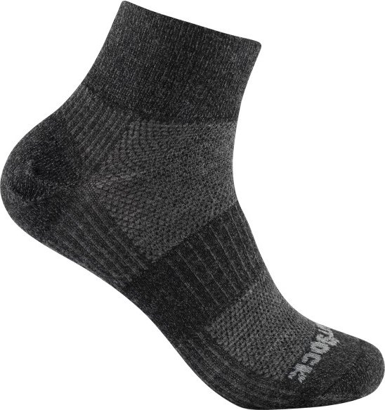 Wrightsock - Coolmesh II Merino Quarter - Multifunktionssocken Gr S schwarz