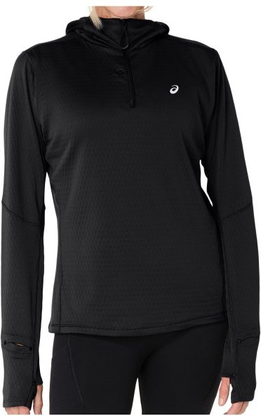 Asics - Women's Road Winter L/S Hoodie - Laufshirt Gr M schwarz