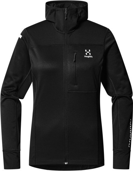 Thumbnail - Haglöfs - Women's L.I.M Mid Multi Hood - Fleecejacke Gr XS schwarz