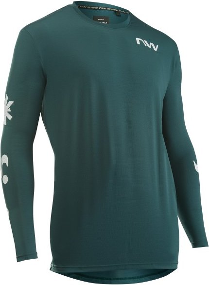 Northwave - Xtrail Jersey Long Sleeve - Radtrikot Gr M blau