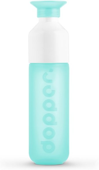 Dopper - Dopper Original - Trinkflasche Gr 450 ml türkis/weiß