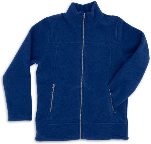 Engel - Herren-Jacke mit Reißverschluss an den Taschen - Wolljacke Gr 44 blau