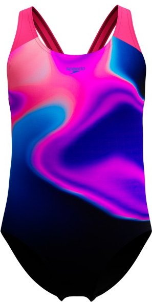 Speedo - Kid's Digi Placement Splashback - Badeanzug Gr 164 bunt