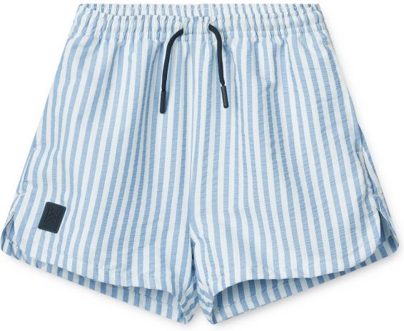 LIEWOOD - Kid's Aiden Seersucker Board Shorts - Boardshorts Gr 140 grau