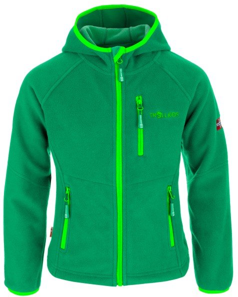 Trollkids - Kid's Stavanger Jacket - Fleecejacke Gr 110 grün