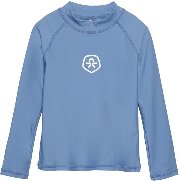 Color Kids - Kid's T-Shirt L/S Solid - Lycra Gr 98 blau