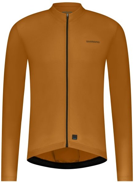 Thumbnail - Shimano - Element Long Sleeve Jersey - Radtrikot Gr XXL braun