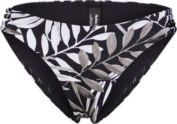 Hurley - Women's Max Party Palm Mod Bottom - Bikini-Bottom Gr S schwarz