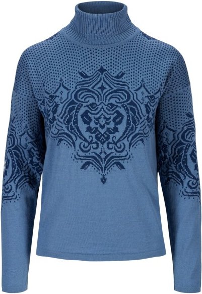Dale of Norway - Women's Rosendal Sweater - Merinopullover Gr M blau