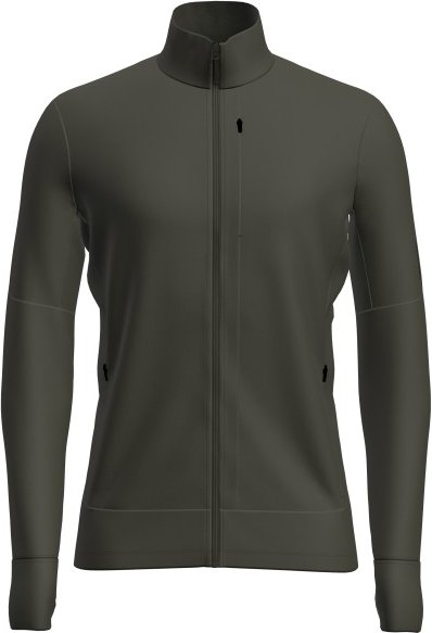 Icebreaker - Merino 260 Quantum IV L/S Zip - Merinojacke Gr L grau