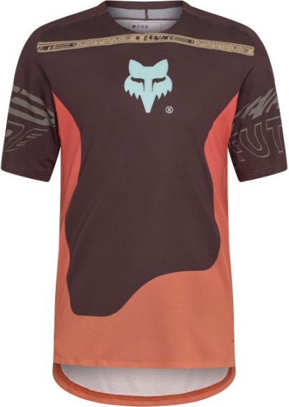 Thumbnail - FOX Racing - Flexair S/S Jersey Elevated - Radtrikot Gr M braun