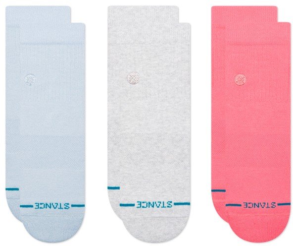 Stance - Women's Icon Quarter 3 Pack - Multifunktionssocken Gr S grau