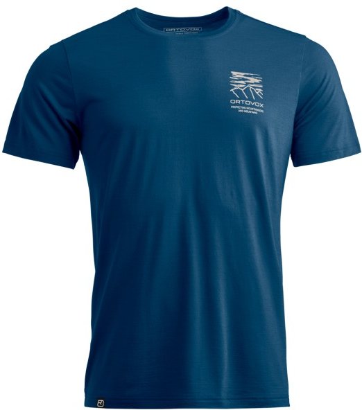 Ortovox - 150 Cool Mountain Mission T-Shirt - Merinoshirt Gr S deep ocean