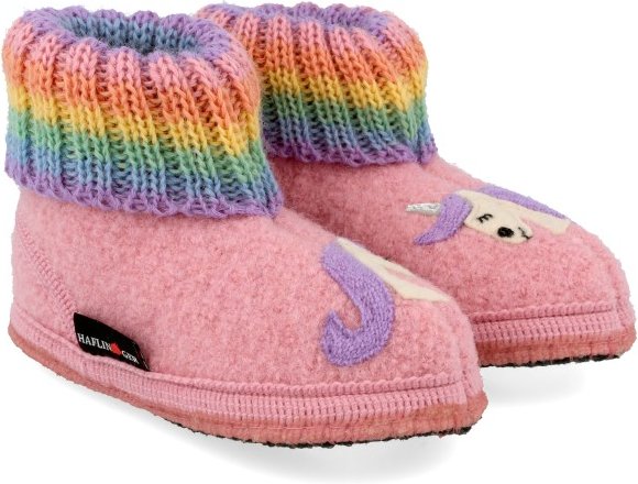 Haflinger - Kid's Fairy Tale - Hüttenschuhe Gr 23 rosa