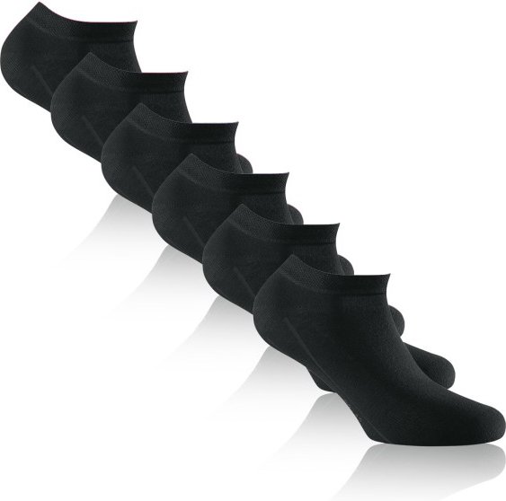 Thumbnail - Rohner - Basic Sneaker (3-Pack) - Multifunktionssocken Gr 43-46 schwarz