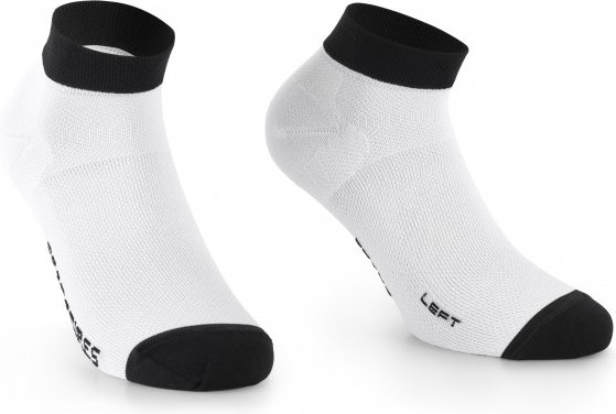 ASSOS - RS Socks Superléger Low - Radsocken Gr 39-42 weiß