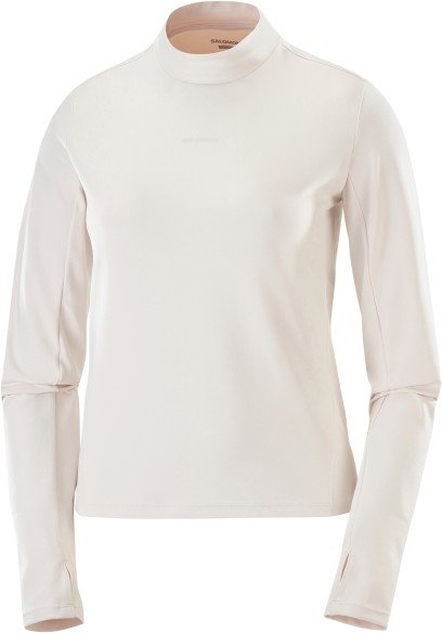 Thumbnail - Salomon - Women's SHKout Bliss L/S Tee - Laufshirt Gr S weiß