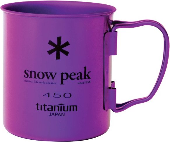 Snow Peak - Titanium Single Cup - Tasse Gr 450 ml lila