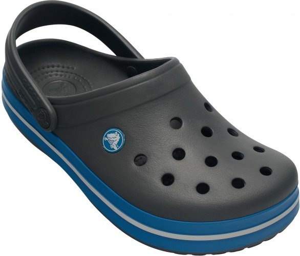 Thumbnail - Crocs - Crocband - Sandalen Gr M10 / W12 grau