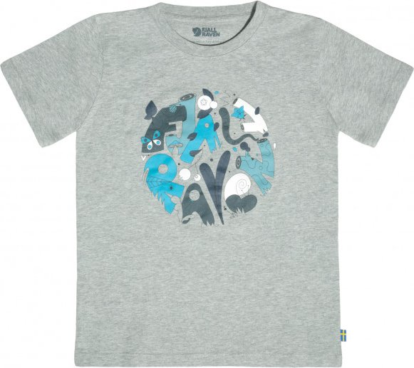 Fjällräven - Kid's Forest Findings T-Shirt - T-Shirt Gr 140 grau