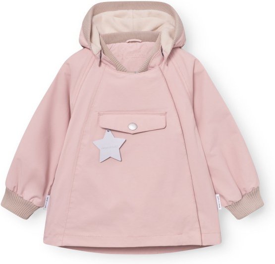 Mini A Ture - Kid's Matwai Fleece Lined Jacket - Regenjacke Gr 92 - 2 Years rosa