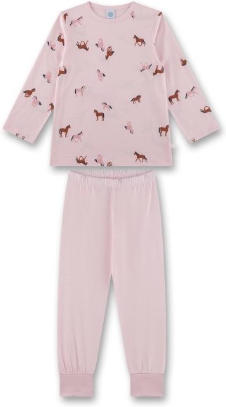 Sanetta - Kid's Pyjama Long AOP 233564 - Schlafanzug Gr 116 rosa